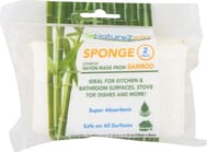 Naturezway: Sponge Bamboo 2 Pk, 1 Ea