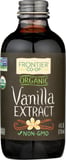 Frontier Herb: Organic Vanilla Extract, 4 Oz