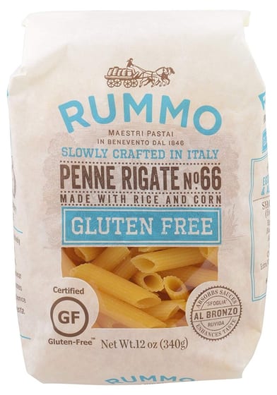 Rummo: Penne Rigate Pasta Gluten Free, 12 Oz