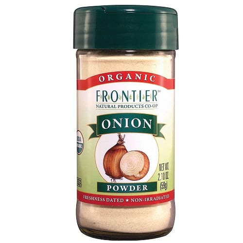 Frontier Herb Onion - Powder - Organic - White - 2.10 Oz