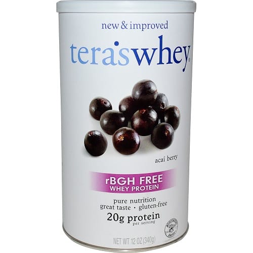 Tera's Whey Protein - Rbgh Free - Plain - Unsweetened - 12 Oz