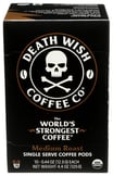 Death Wish Coffee: Single Serve Medium Roast Coffee, 10 Cp