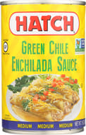 Hatch: Sauce Enchlda Grn Med, 15 Oz
