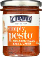 Delallo Pesto Sundried Tomato Basil Cheese, 6.35 Oz