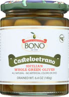 Bono: Castelvetrano Sicilian Whole Green Olives, 6.4 Oz