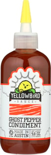 Yellowbird Sauce Condiment Ghost Pepper, 9.8 Oz