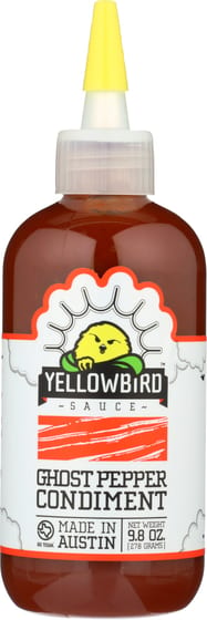 Yellowbird Sauce Condiment Ghost Pepper, 9.8 Oz