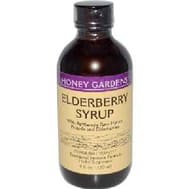 Honey Gardens Apiaries Elderberry Syrup - Apitherapy Raw Honey - Propolis And Elderberries - Cough - 4 Oz