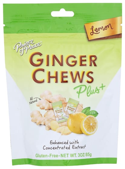 Prince Of Peace: Digestive Gngr Chew Lemn, 3 Oz