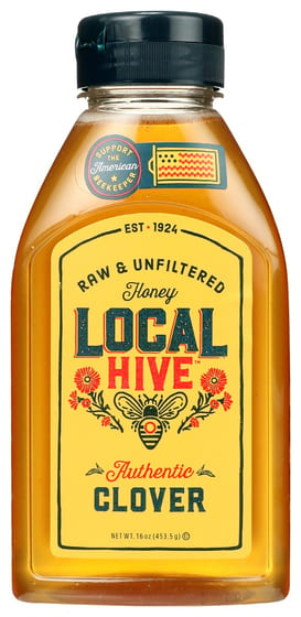 Local Hive: Honey Clover Raw, 16 Oz