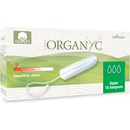 Organyc Tampons - 100 Percent Organic Cotton - Super - Non Applictr - 16 Ct