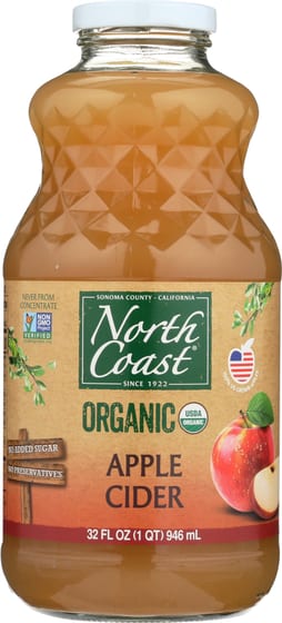 North Coast: Cider Apple Organic, 32 Oz
