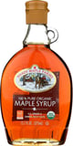 Shady Maple Farms: Organic Grade A Dark Maple Syrup Glass, 12.7 Oz