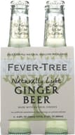 Fever Tree: Soda 4pk Ginger Beer Light, 6.8 Oz