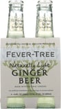 Fever Tree: Soda 4pk Ginger Beer Light, 6.8 Oz