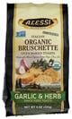Alessi Garlic And Herb Italian Organic Bruschette, 5 Oz