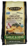 Alessi Garlic And Herb Italian Organic Bruschette, 5 Oz
