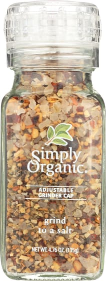 Simply Organic: Grind To A Salt Blend, 4.76 Oz