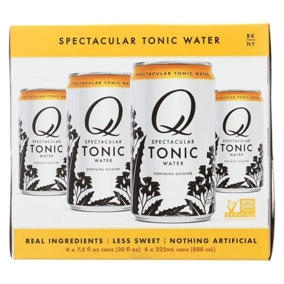 Q Drinks - Tonic Water - Case Of 6/4 Packs/7.5oz Cans
