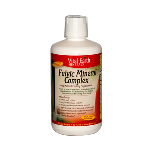 Vital Earth Minerals Fulvic Mineral Complex (32 Fl Oz)