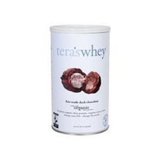 Teras Whey Protein Powder - Whey - Organic - Fair Trade Certified Dark Chocolate Cocoa - 12 Oz