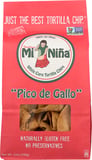 Mi Nina Pico De Gallo Tortilla Chips, 12 Oz