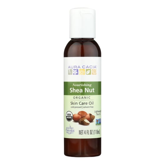 Aura Cacia - Body Oil - Shea Nut - Case Of 1 - 4 Fl Oz.