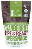 Made In Nature: Organic Dried Cranberries, 13 Oz