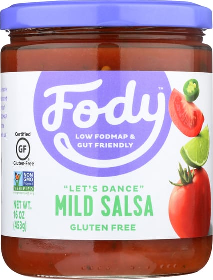 Fody Food Co Salsa Mild Low Fodmap, 16 Oz