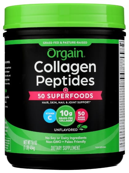 Orgain: Collagen Superfood Pwdr, 16 Oz