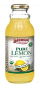 Lakewood: Organic Pure Juice Lemon, 12.5 Oz