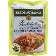 Seeds Of Change Organic Rishikesh Brown Basmati Rice - Case Of 12 - 8.5 Oz.