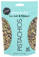 Wonderful Pistachios: Sea Salt Vinegar No Shells, 5.5 Oz