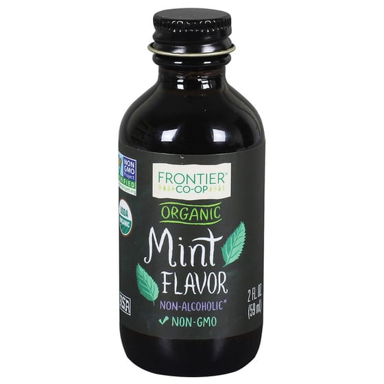 Frontier Herb Mint Flavor - Organic - 2 Oz