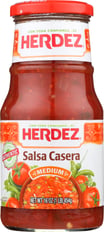 Herdez: Casera Medium Salsa, 16 Oz
