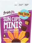 Free2b Foods Rice Chocolate Sun Cups Minis, 4.2 Oz
