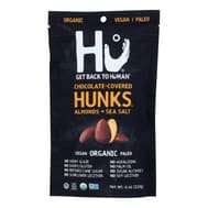 Hu - Hunks Organic Chocolate Cvrd Al/ss - Case Of 6-4 Oz