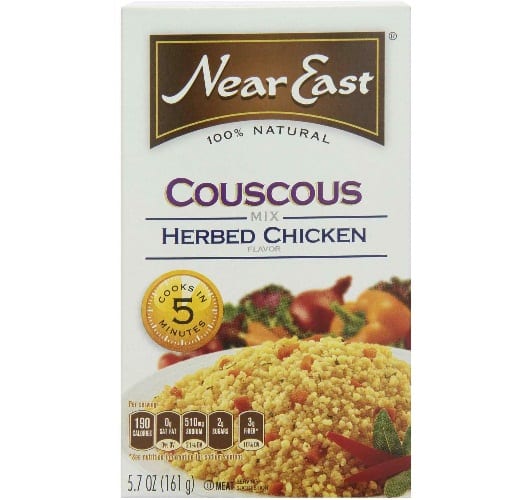 Near East Couscous Mix - Herb Chicken - Case Of 12 - 5.7 Oz.