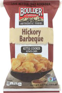 Boulder Canyon Hickory Barbeque Kettle Cooked Potato Chips, 6.5 Oz