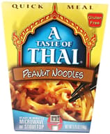 Taste Of Thai: Noodle Qck Meal Peanut, 5.25 Oz