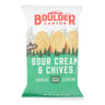 Boulder Canyon - Kettle Cooked Canyon Cut Potato Chips -sour Cream & Chives - Case Of 12 - 6.5 Oz
