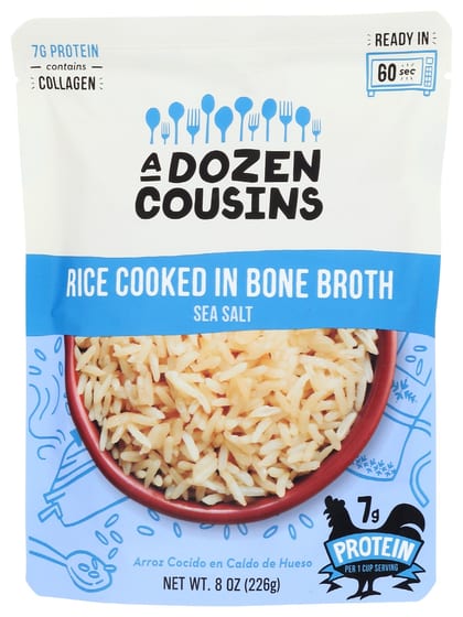 A Dozen Cousins: Rice Sea Salt Rte, 8 Oz