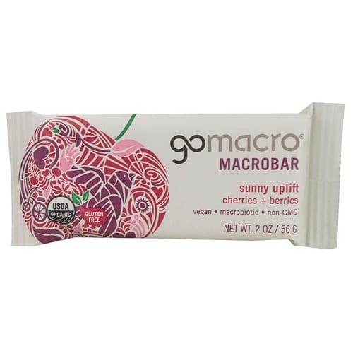 Gomacro Organic Macrobar - Cherries And Berries - 2 Oz Bars - Case Of 12