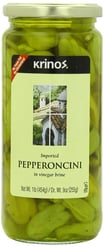 Krinos: Pepperoncini, 16 Oz
