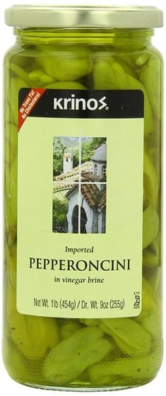 Krinos: Pepperoncini, 16 Oz