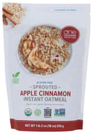 One Degree: Oatmeal Instnt Apple Cinn, 18 Oz