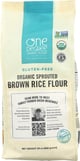 One Degree: Flour Brown Rice Sprouted Organic, 24 Oz