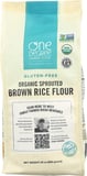 One Degree: Flour Brown Rice Sprouted Organic, 24 Oz