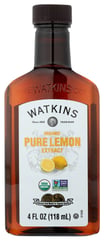 Watkins: Extract Lemon Pure Org, 4 Fo