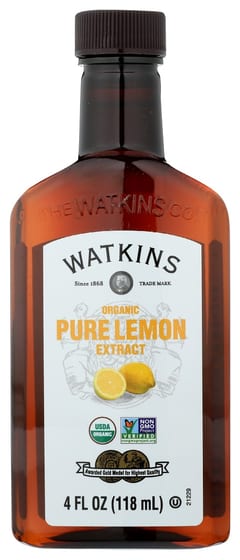 Watkins: Extract Lemon Pure Org, 4 Fo